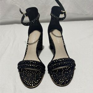 Kenneth Cole Black and Gold Women's Sandals